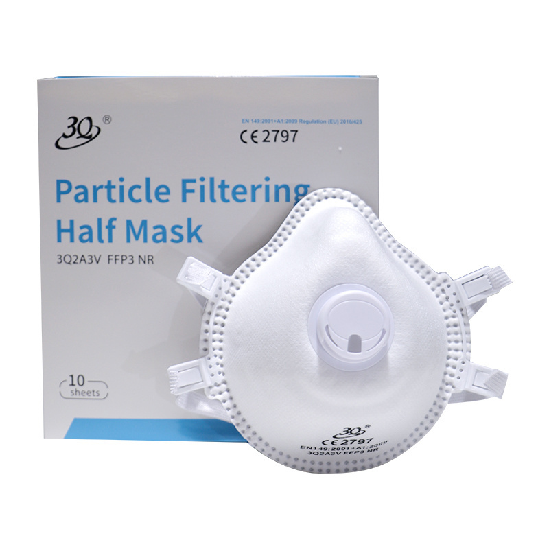 Ce Certified Cup Moulded Anti Powder Dust N99 Wholesale Non Woven Polishing Workwear Respiratory Ffp3 Face Mask