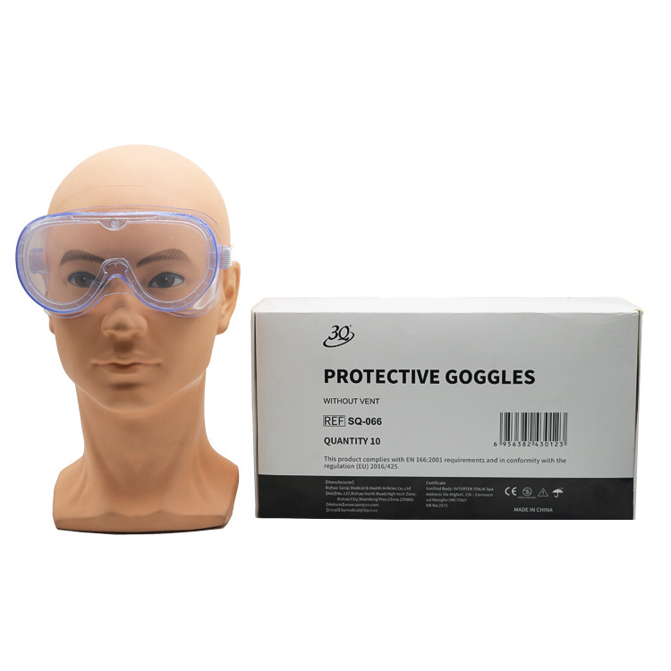 Ce Certified Wholesale Designed Protective Glasses Industrial Workwear Eye Protection Chemical Splash Safety Goggles