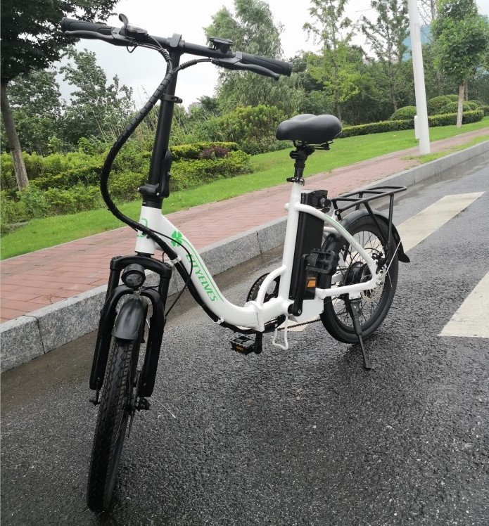 Hot sale adult two wheels compact curved beam electric bikes china 20 inch bike for adults