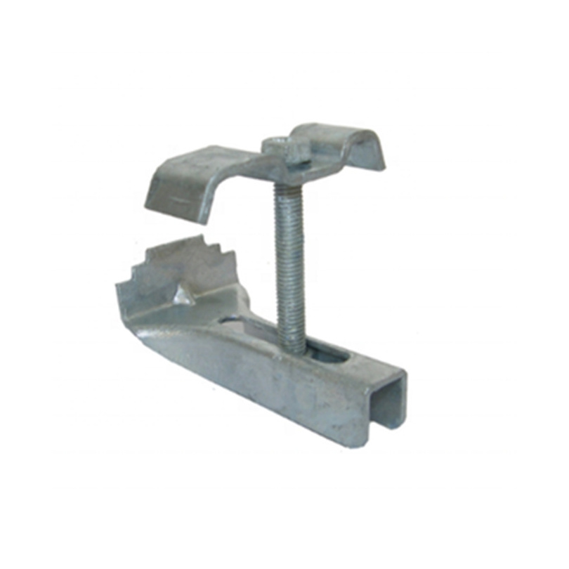 Buckle Fastened Stainless Steel Grating Fixing Clips M Style Saddle Fastener Galvanized Steel Grating Clamps