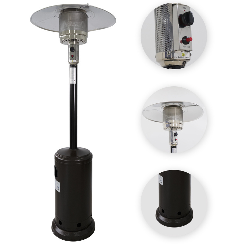 Outdoor Freestanding Umbrella Propane Natural Gas Heaters Portable Garden propane gas  Mushroom Patio Heater