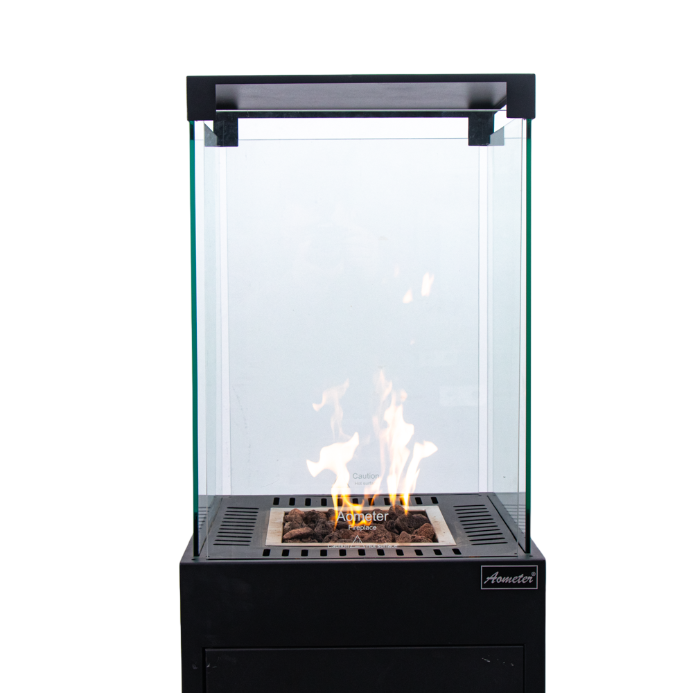 New arrivals Portable Outdoor firepit Propane Gas fireplace with wheels