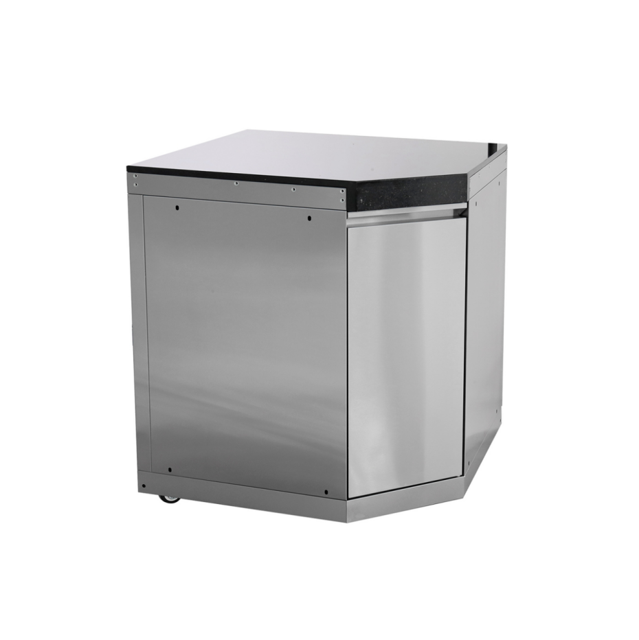 OEM & ODM Stainless Steel 90 degree corner big Cabinet with single door Kitchen Cabinet