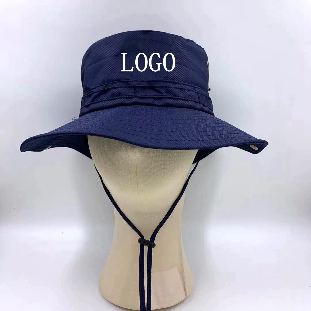 Summer Fashionable Sport Fold Print custom Logo Jungle Fishing Custom Bucket Hat boonie hat