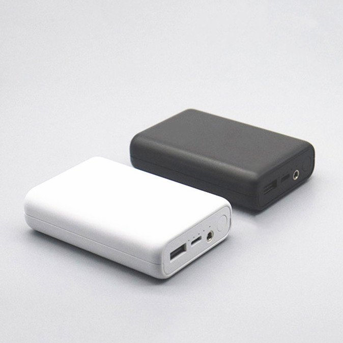 Portable Heated Clothing Mini Power Bank 10000mah Power Bank Best Selling Slim OEM Mobile Phones / MP3 / Tablet ABS 2 Ports