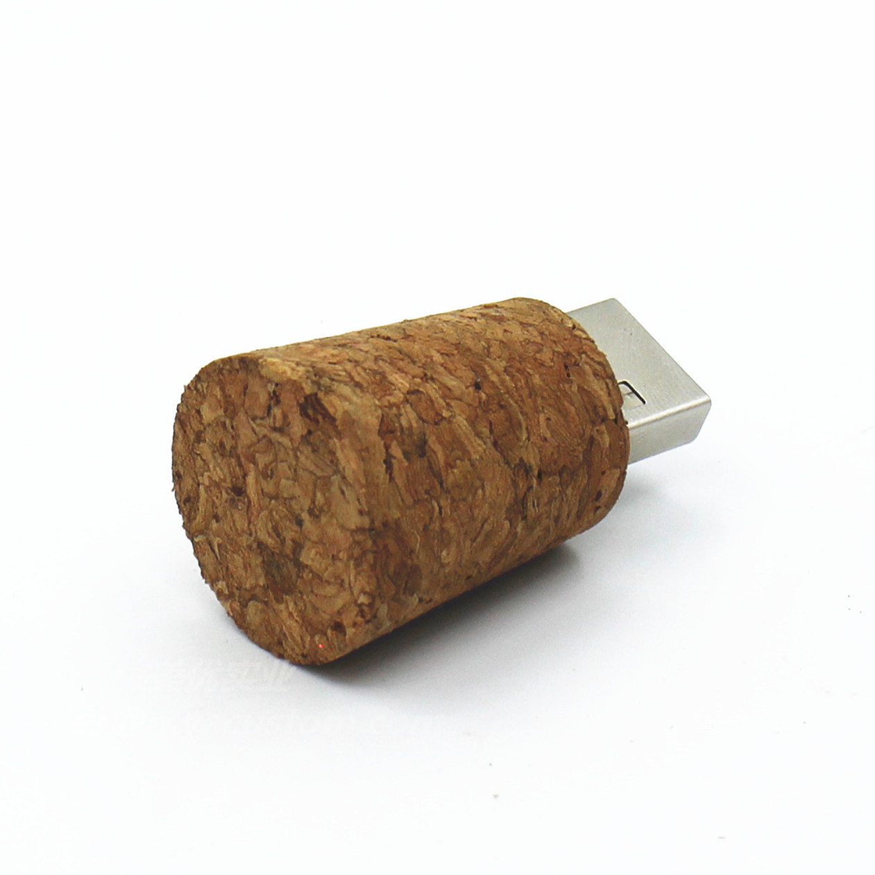 Customized laser engraving logo cork usb flash drive natural red wine cork pen drives