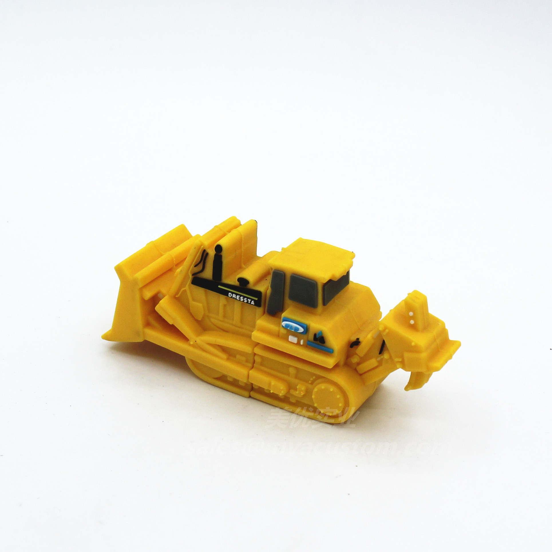 Factory Direct High quality Bulk promo gift Bulldozer shaped usb sticks cool usb pendrives Dozer shape usb storage