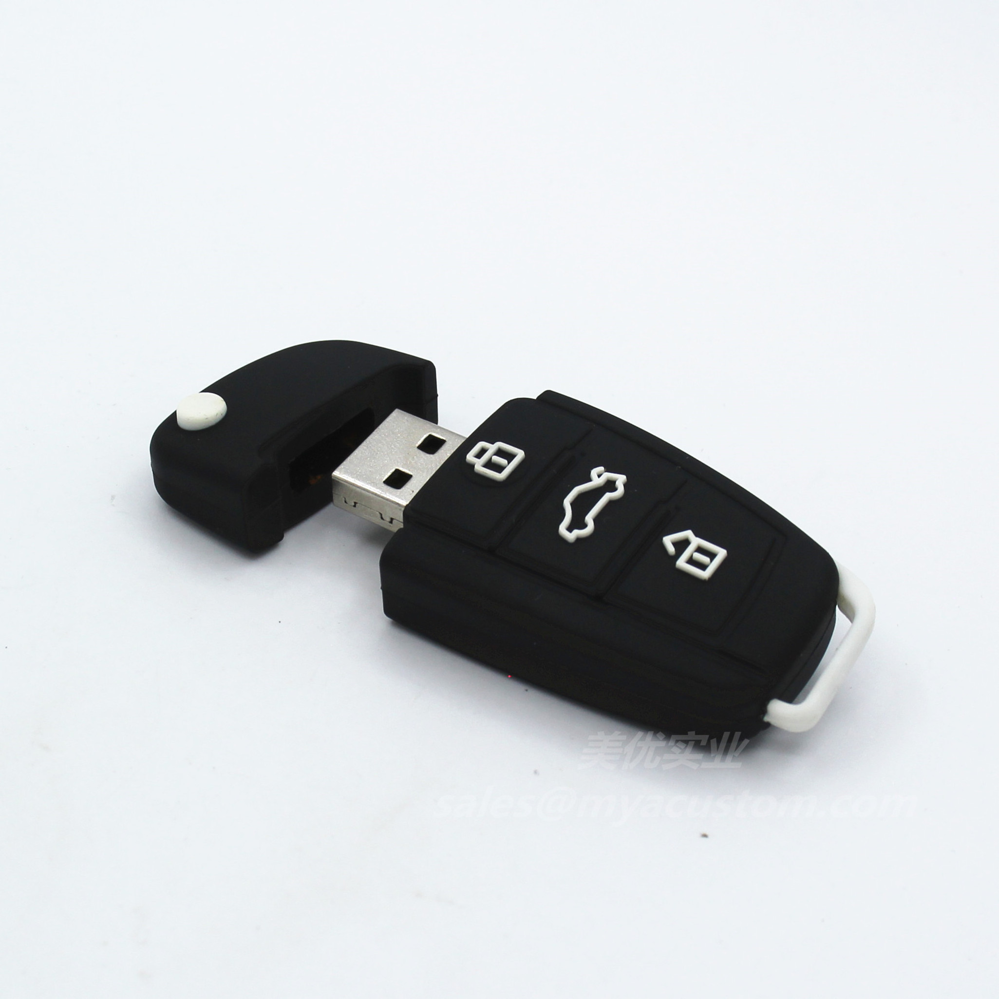 100% real Capacity Car key usb flash disk cartoon cute auto key shape 4.0 usb flash drive