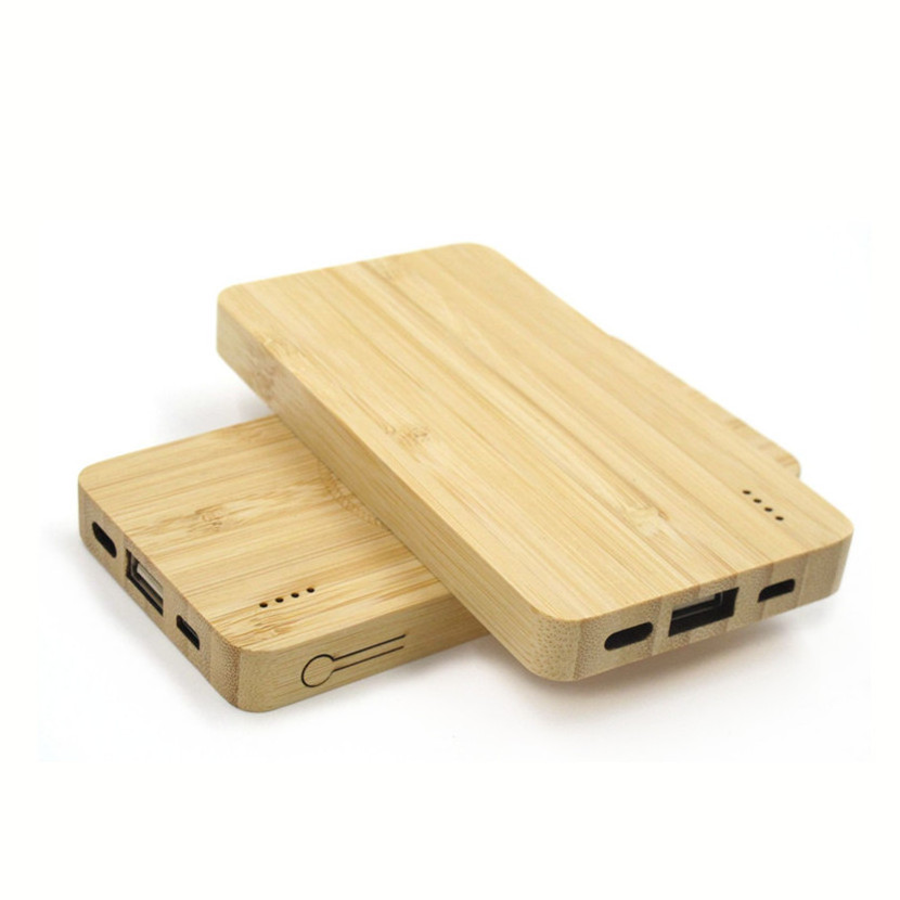 High quality 10400mah exide battery Wooden power bank for smartphone with flashlight low price portable charger power bank