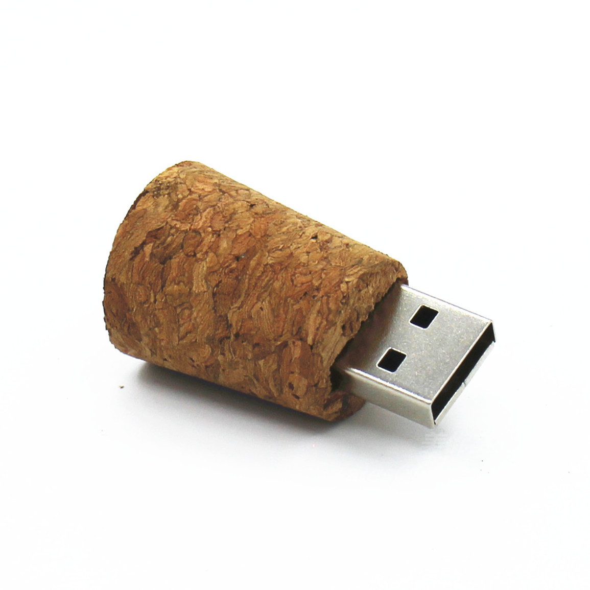 Customized laser engraving logo cork usb flash drive natural red wine cork pen drives