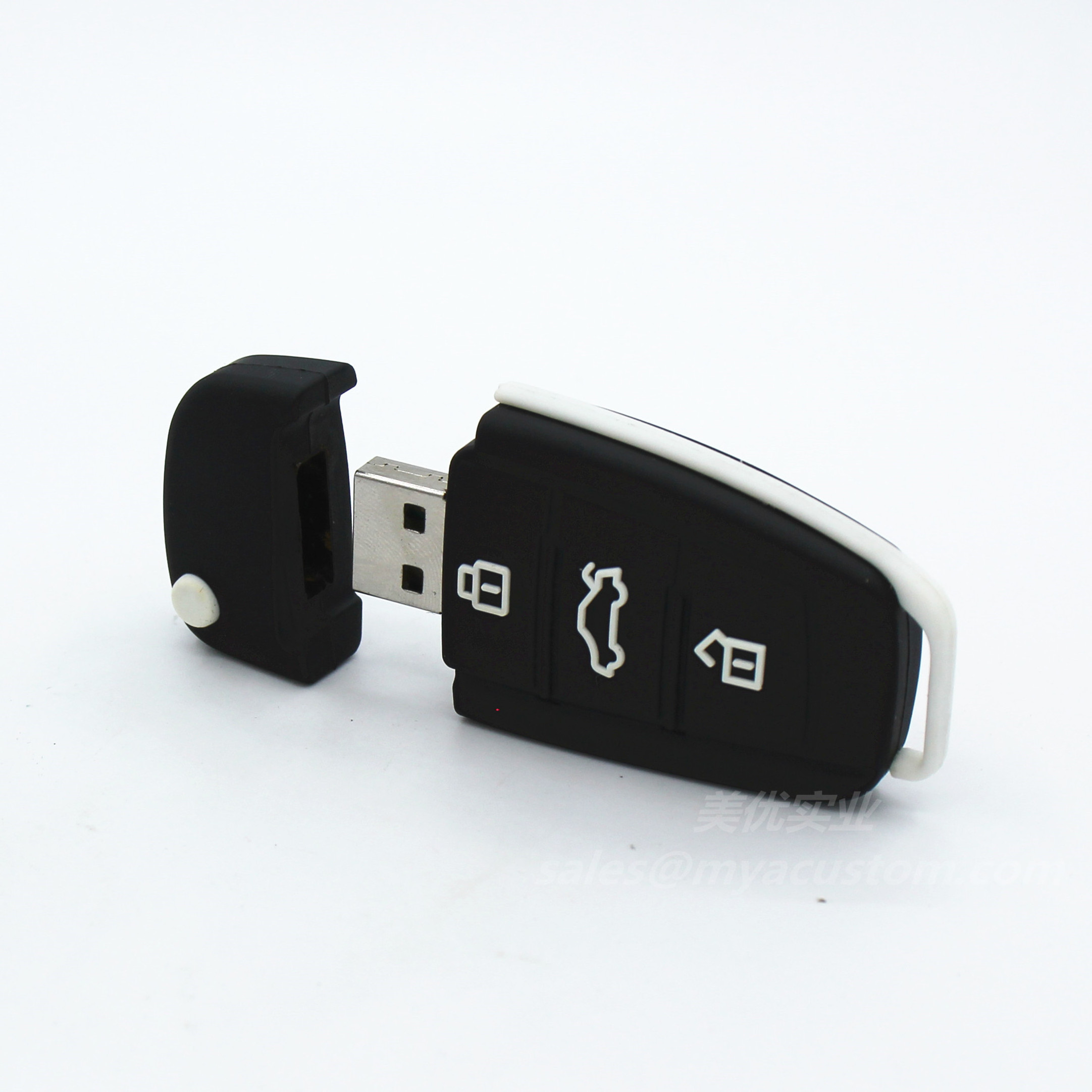 100% real Capacity Car key usb flash disk cartoon cute auto key shape 4.0 usb flash drive