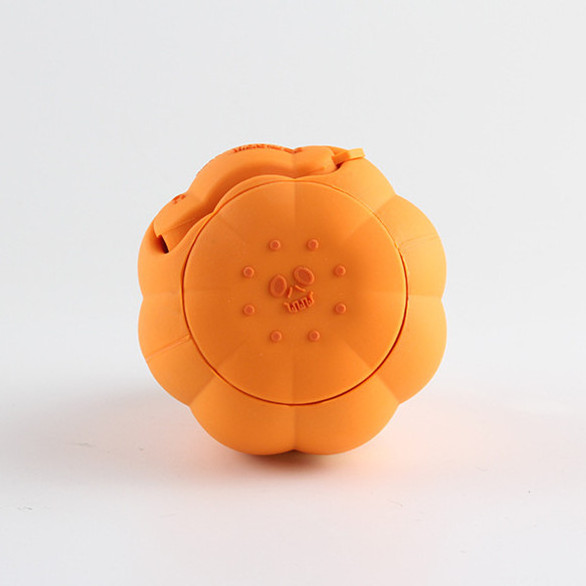 Cute Baby pumpkin lantern shape rubber speaker Best Selling Portable Music Player Mini Wireless Speakers