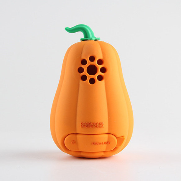 Cute Baby pumpkin lantern shape rubber speaker Best Selling Portable Music Player Mini Wireless Speakers