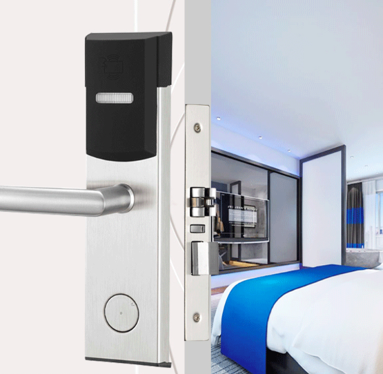 Deluxe Proximity hotel lock operation smart card key lock RFID hotel lock access control system