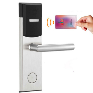 Deluxe Proximity hotel lock operation smart card key lock RFID hotel lock access control system