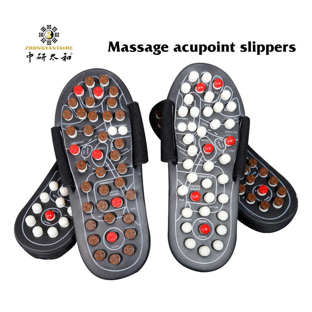 Foot Massage Slippers Acupuncture Therapy Massager Shoes for Foot Acupoint Activating Reflexology Feet Care Massageador Sandal