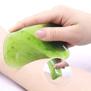 Best Selling Resin Scraping Board Guasha Massager Gua Sha Tools Jade Natural Stone Gua Sha Board