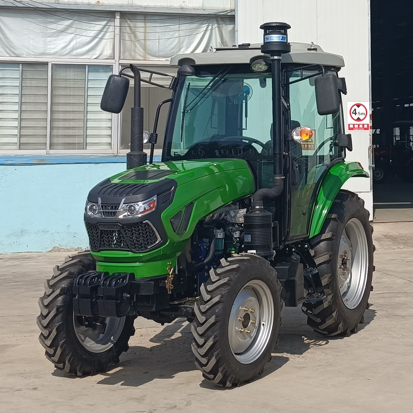 BADA agricultural 70hp tractor with front loading 70 PS Traktor narrow Tractor 4X4 Tracteur 70 ch  4WD farm Trator 70hp