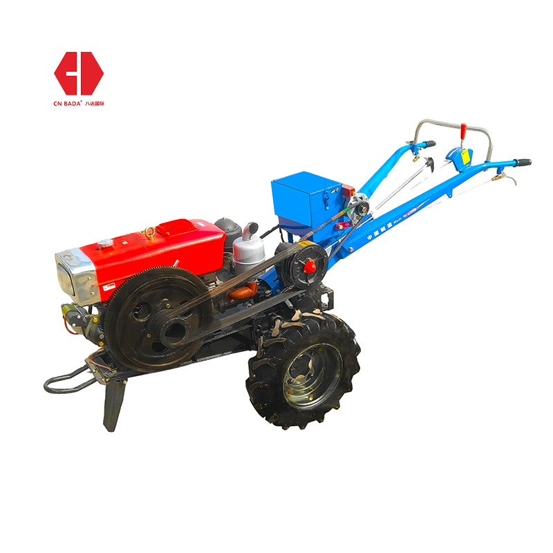 2022 year Mini 12 hp 18hp 15hp 20hp hand walking agricultural two wheel plough tractor