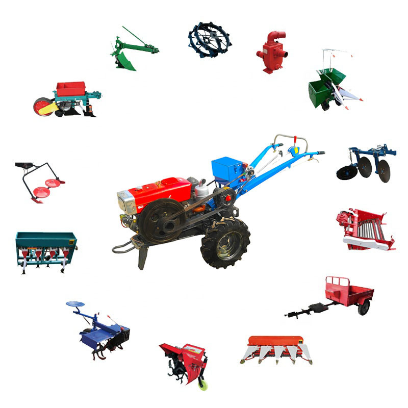 ploughing machine hand walking tractor with seat implements plough prices in kenya walk-behind tractor accessories