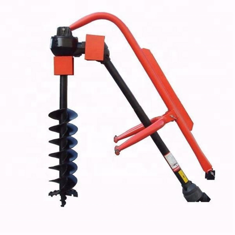 High efficiency 25hp 50hp tractor use 3 point soil Post hole digger