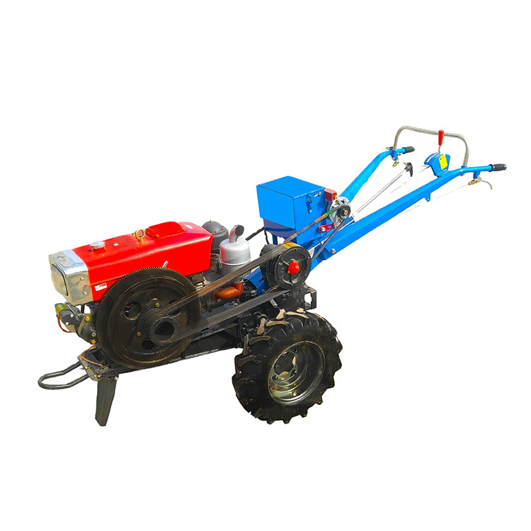 15hp 18hp  20hp 25hp small walking tracteur diesel 2wd  mini walk behind tractor with single plow