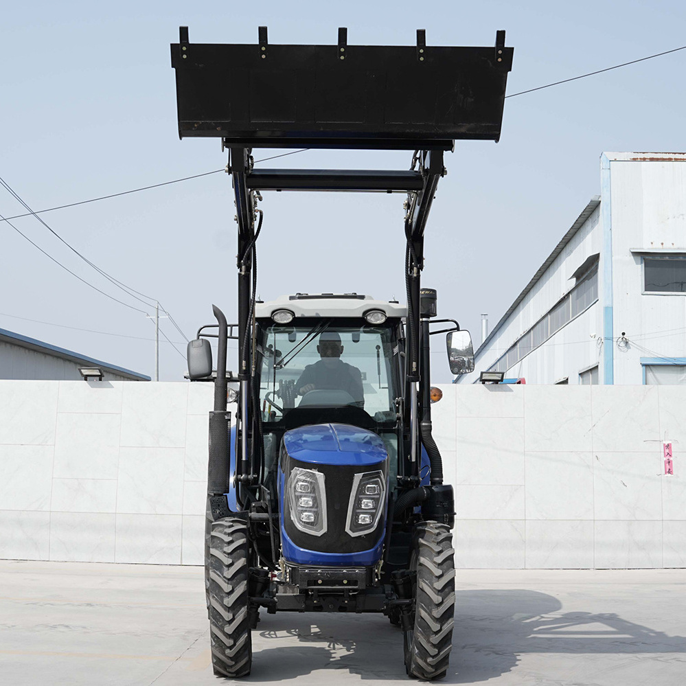 Chinese brand agriculture equipments machinery 90hp tracteur agricole 4x4 farm multifunctional 4wd 90 hp tractor