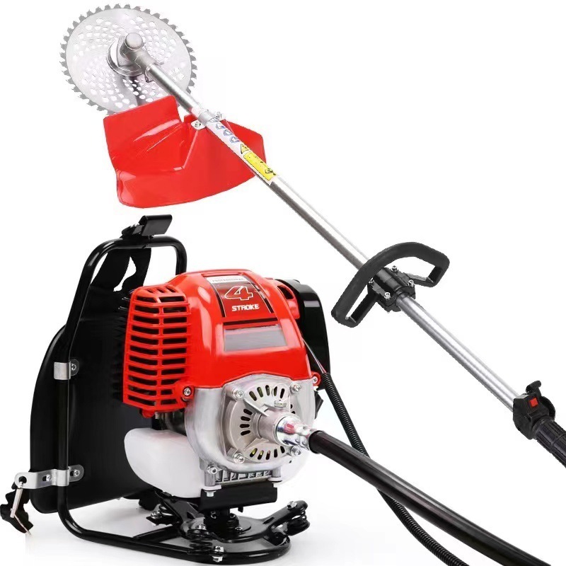 4 stroke multifunctional Backpack weeding machine brush cutter gasoline weeder cutting machine