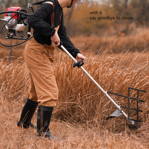 4 stroke multifunctional Backpack weeding machine brush cutter gasoline weeder cutting machine