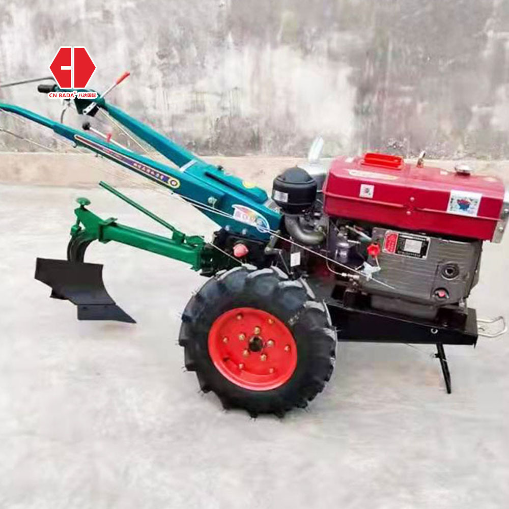 15hp 18hp  20hp 25hp small walking tracteur diesel 2wd  mini walk behind tractor with single plow