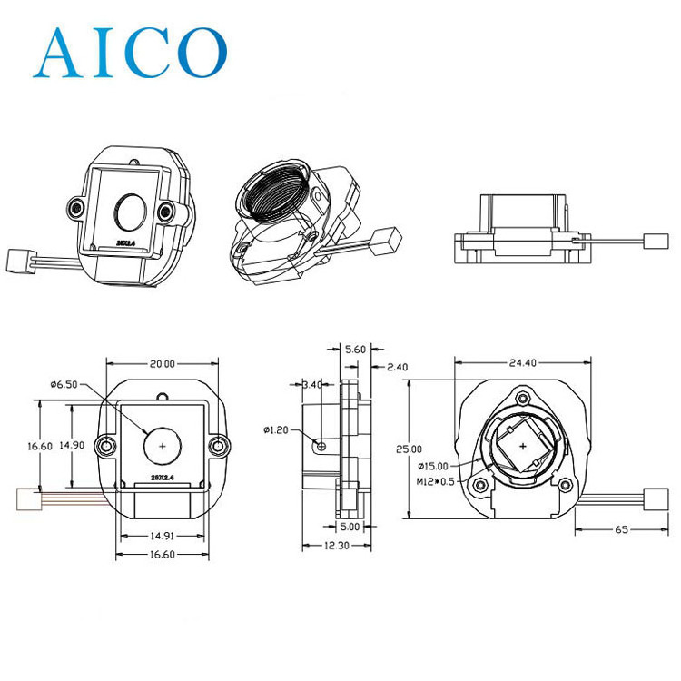 plastic small dual blocking mini day and night ir cut filter m12 m12x0.5 s mount CCTV board lens ircut switcher fillter switch