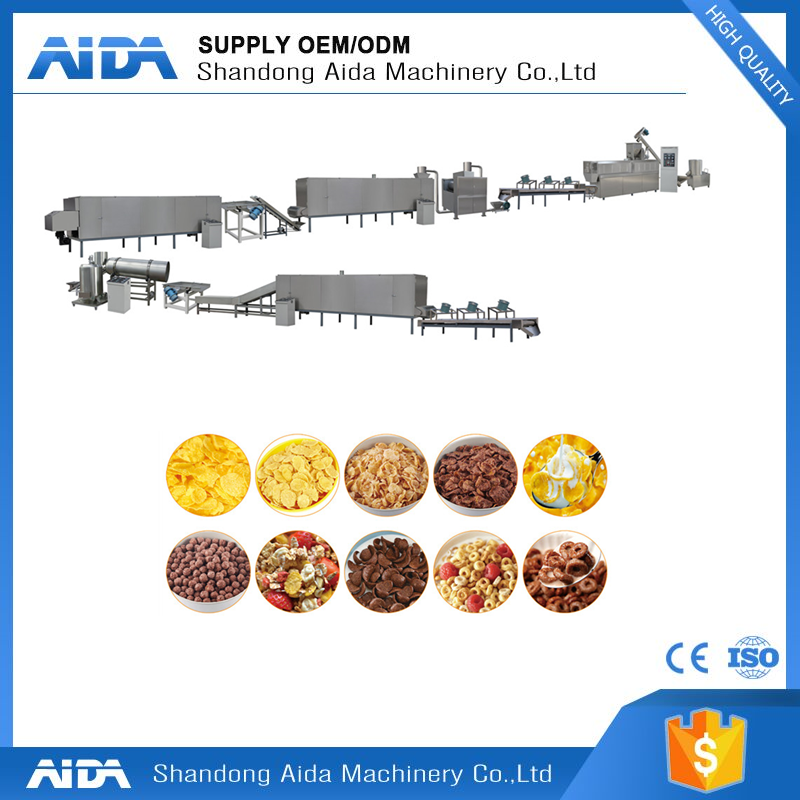 Popular Automatic Industrial Small Corn Flakes Making Machine on Sale