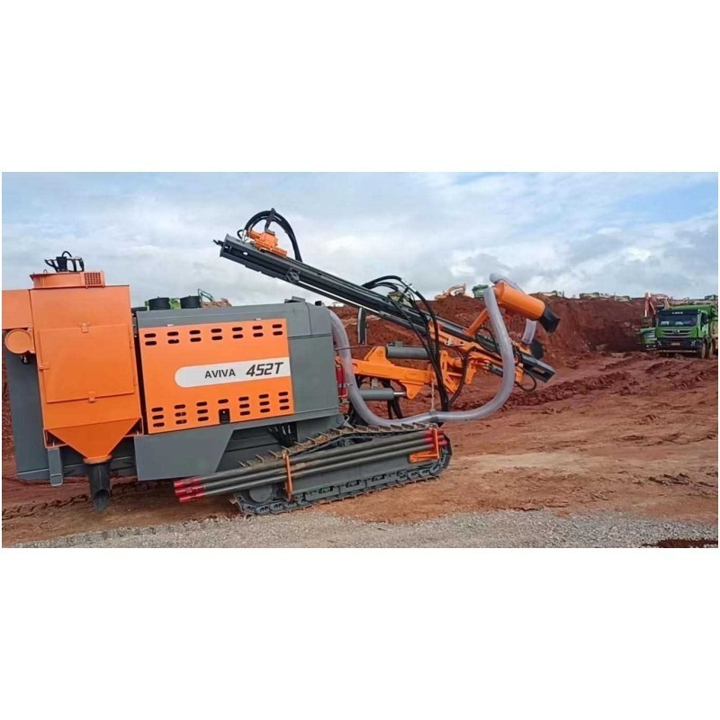 top quality crawler top hammer separated rock blasting DTH surface mine drilling rig machines