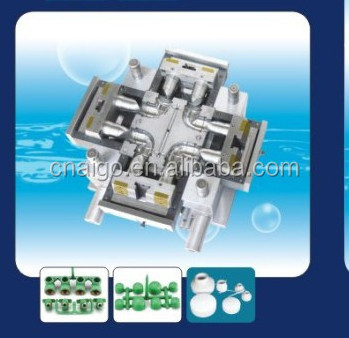 High Quality Water Pipe Fitting Plastic Injection Mold, Pipe Fitting Moulds