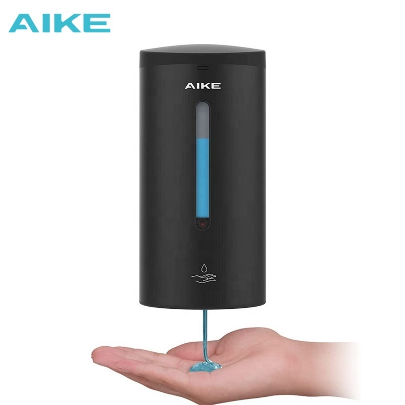 AK1205 Soap Dispenser Wall Mount Hotel Commercial Stainless Steel Automatic Soap Dispenser Black China Soap Dispenser Wholesale