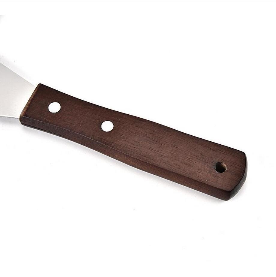 4 6 8 10 Inch Cake Decorating Angled Wooden Handle Stainless Steel  Offset Frosting Icing Spatula