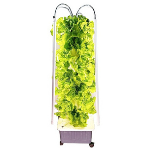 Aeroponic tower hydroponique hydroponics system with lights hydroponic system for home indoor hydroponic system for veget