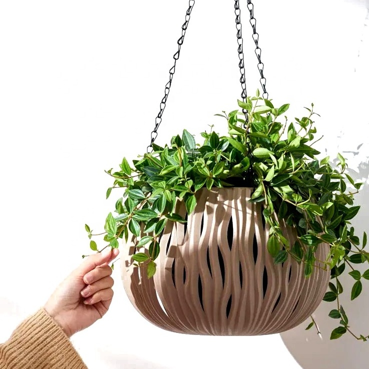 Hanging plant bracket for plant hangers outdoor New High Quality Wholesale Planters Garden Plant Hanging Plastic Flower Pots