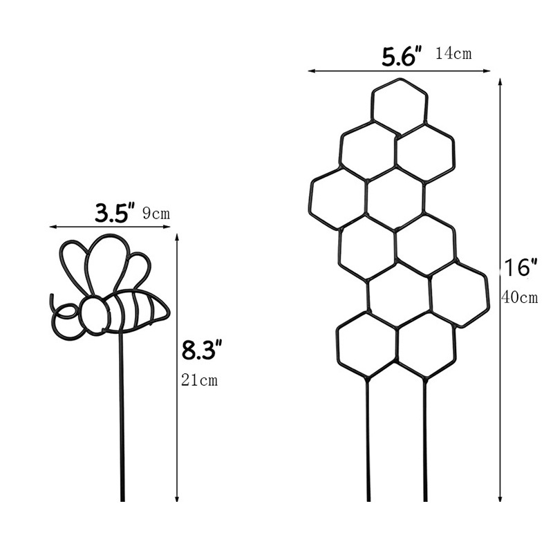 Plants Support Iron Garden Trellis  Plant Metal Support Wire for Plants Climbing Holder Rack Vines Outdoor vegetable trellis