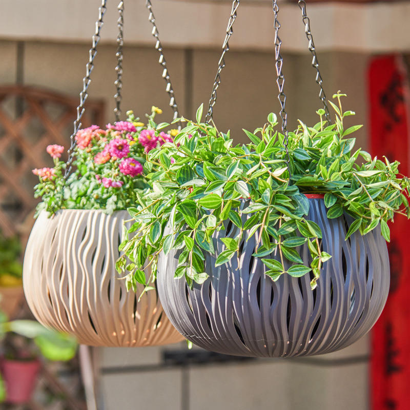 Hanging plant bracket for plant hangers outdoor New High Quality Wholesale Planters Garden Plant Hanging Plastic Flower Pots