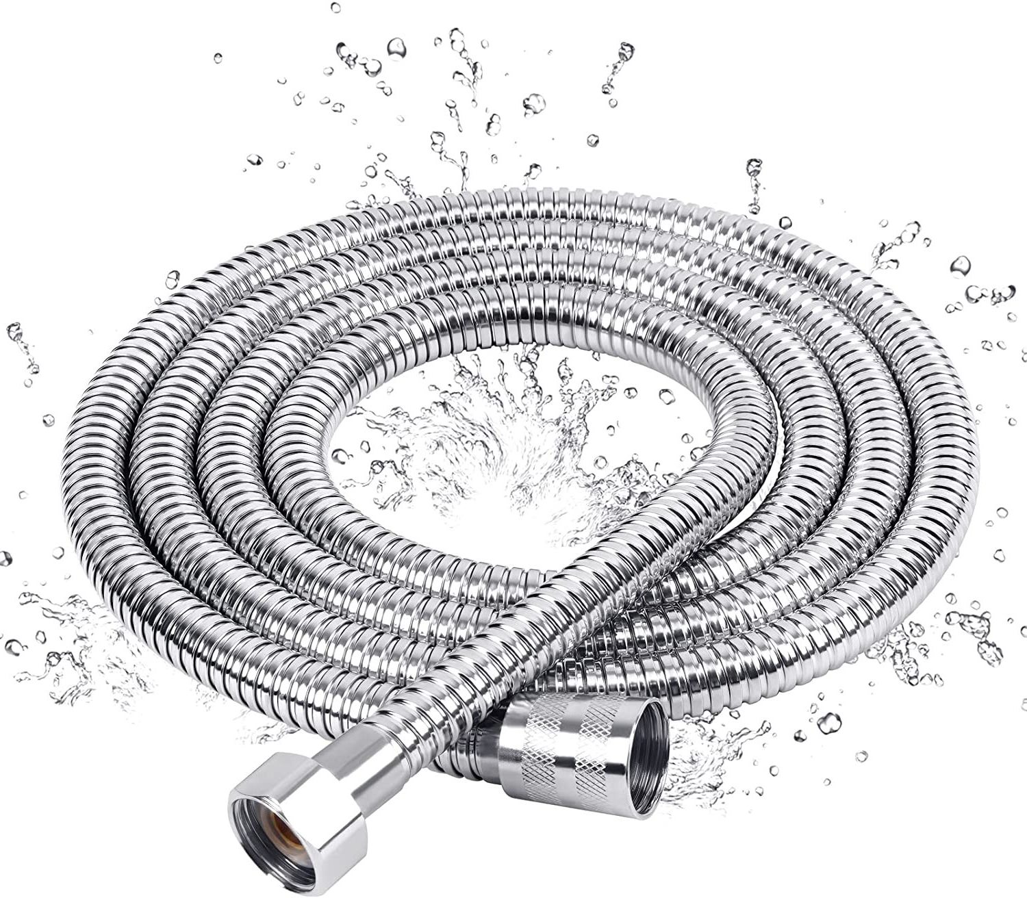 Shower Hose Flexible Stainless Steel Handheld Shower Hose for Shower Bidet Sprayer Bathing Toilet Cleaning