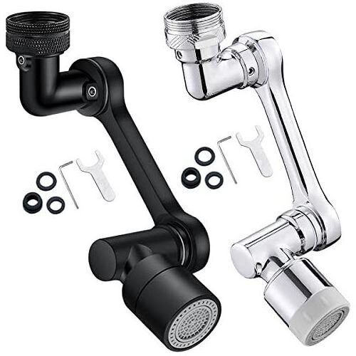 2 Modes 1080 Degree  Rotatable Bathroom Faucet Aerator Nozzle Splash Filter Faucet