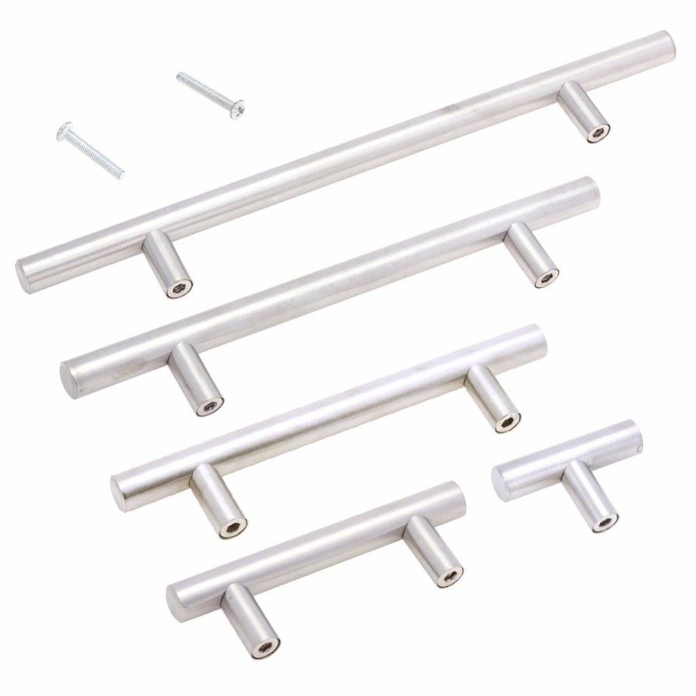 Brushed Nickel In Cabinet Handles Solid Modern Drawer Pulls And Knobs Nickel Cabinet Hardware Pulls For Kitchen And Bathroom