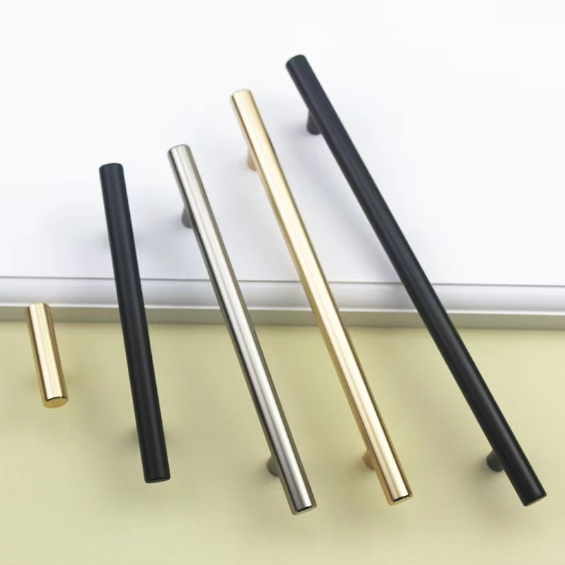 Furniture Hardware Wholesale Kitchen Cabinet Handles Cupboard Pulls Brushed Brass Cabinet Handle