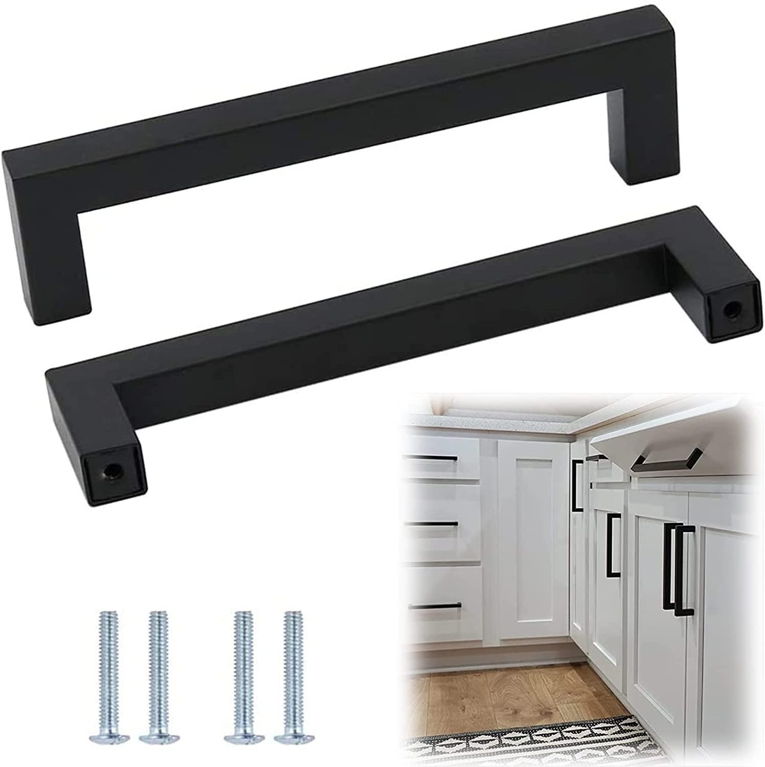 Hot sale modern fancy cabinets doors handle gold black Brushed nickel door drawer kitchen cabinet aluminum handles