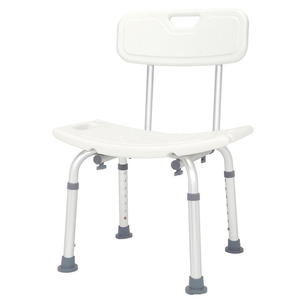 Hot Sale shower chair with removable backrest high quality bath safety bathroom safety chair adjustable shower chair