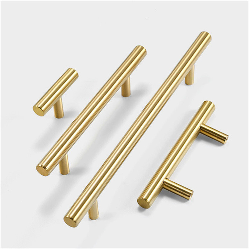 Customized Luxury Brass Furniture Handles Cabinet Door Handle Brass Cabinet Pulls Hot Sale Cabinet Hardware Supplies