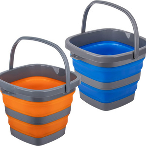 Household Outdoor Car Washing Tub Plastic Foldable Cleaning Mop Buckets