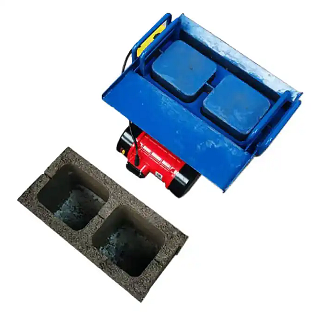 Manual hollow soil block brick moulding machine interlocking paving brick mold concrete brick mould making machinery