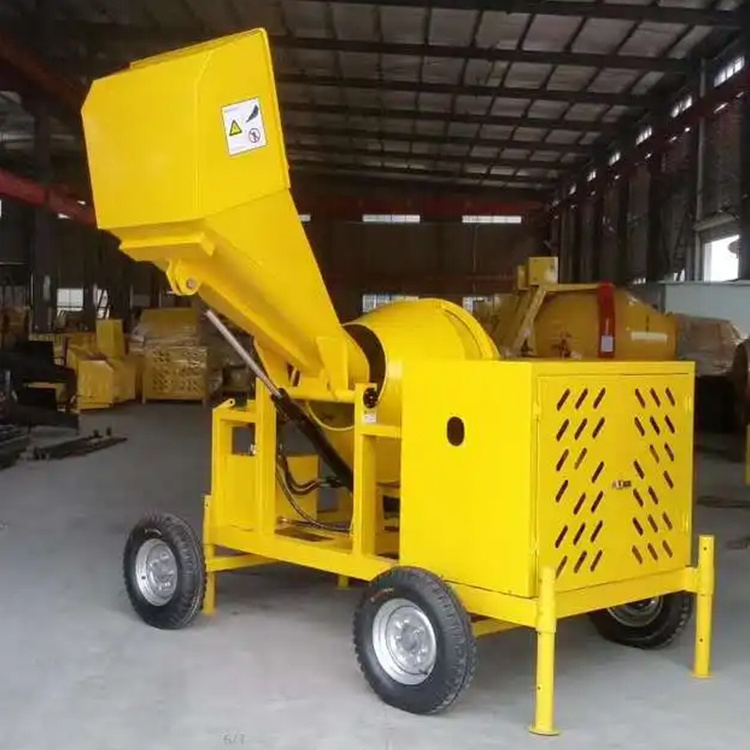 Mini Price 2 Bagger Hydraulic Pump Reversible Drum Pan Machine Self Propelled Diesel 600l Concrete Mixer For Premix